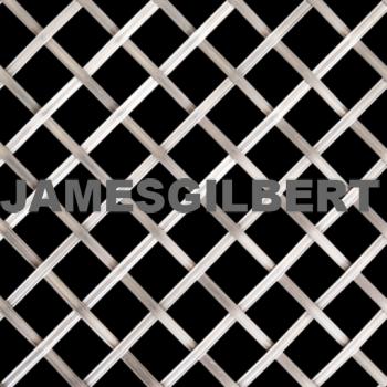 Handwoven Stainless Steel Decorative Grille with 3mm Reeded Wire and 13mm Diamond Aperture